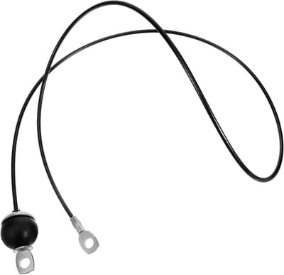 Fitness Kabel - Gym Kabel - Kracht Training - Stalen Kern - 150 cm - Zwart