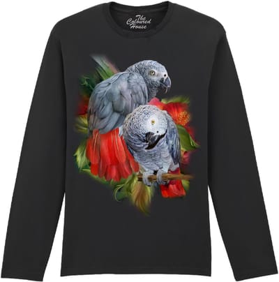 Roodstaart African Greys The Coloured House Longsleeve T-shirt XXL