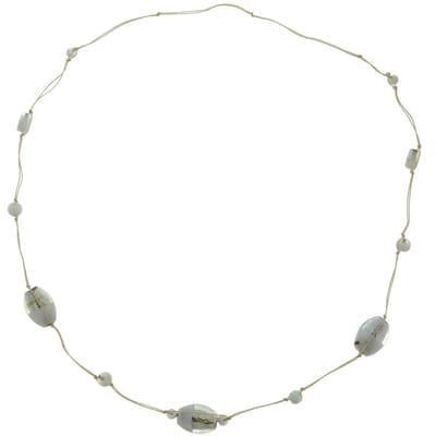 Behave - Lange ketting met glas kralen - Elegant en verfijnd