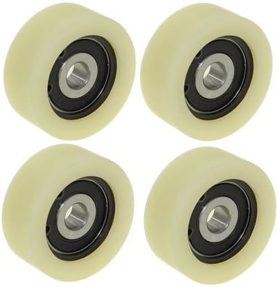 Set van 4 Nylon Wielen (50mm Diameter) - Robuust en Trillingsvrij