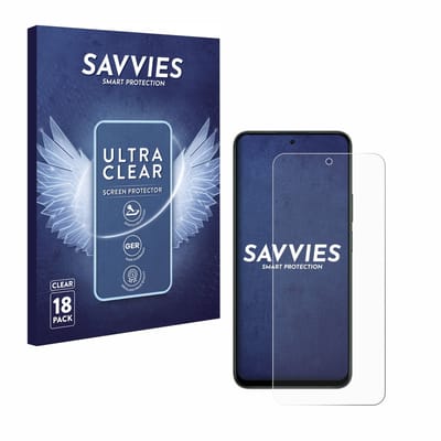 Savvies - Screenprotector voor Honor X7d 4G - Folie Beschermfolie transparant 18 Stuks