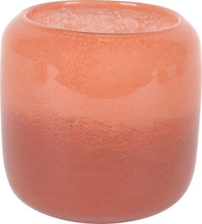 Rasteli Vaas Glas Roze Rood D 20,1 cm H 19 cm‎‎