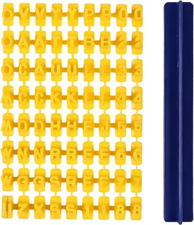 Aangepaste koekjesuitsteekvormen en stempels voor letters en cijfers, 72 stuks voor taarten, koekjes en fondant, perfect voor feestjes en bakprojecten