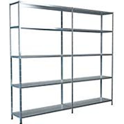 Legborden zonder bouten, H 2000 x B 2200 x D 350 mm, gegalvaniseerd