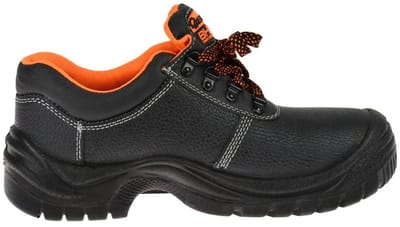 GEKO Veiligheidsschoenen - Antislip - Ademend Leer - Maat 42 - Zwart