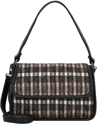 Gabor Schoudertas Lexie Flap Bag Mixed Black Zwart