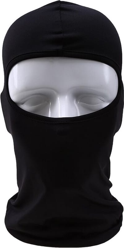 Balaclava Bivakmuts – Gezichtsmasker en Nekwarmer – Voor Motor en Meer – Helmmuts - Zwart