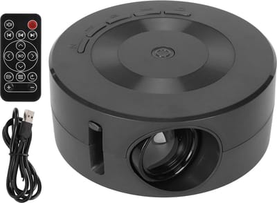 Draagbare Miniprojector 1080p Slimme Thuisfilmprojector - Schermfunctie voor IOS Android - Compatibel met Telefoons, Tablets - AUX USB-ondersteuning