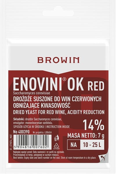 Wijngist - wijngist voor rode wijn - gedroogde wijngist 7 gram