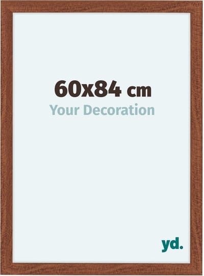 Your Decoration - Fotolijst 60x84 cm - MDF - Walnoot - Como