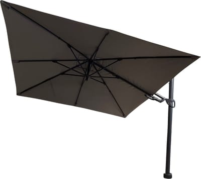 Borek - Barletta vrijhangende zweefparasol grijs 3x3 m