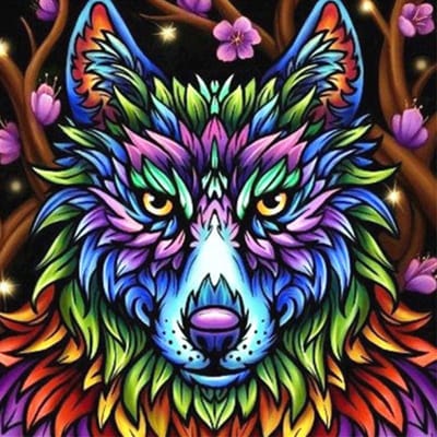 VDTOYS® DIAMOND PAINTING volwassenen - VDTV046 - vierkante steentjes - full - groot formaat - nieuwe tekeningen - 45 op 45 cm (canvas) - 40 op 40 (foto)