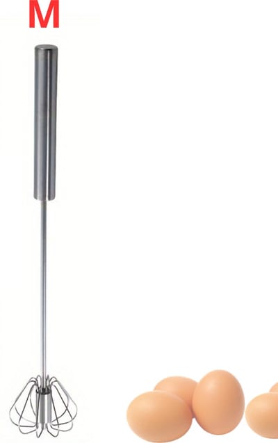 Nivard Handmixer - Mini Garde - Slagroomklopper - Eierklopper - Eierklutser - Egg Scrambler - Automatische Garde - Beslag Mixer - Melkopschuimer - Handmatig - Maat M
