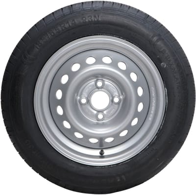 Compleet aanhanger wiel - 185/65R14 - steekmaat: 4x100 - draagvermogen: 650kg - naafdiameter: 57 mm