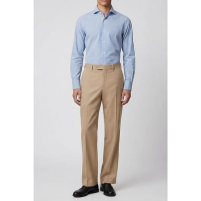GUESS Marciano By Bill French Collar R Light Blue & White S Taglia: 37 | Pantaloni Outlet | Uomo | Blu