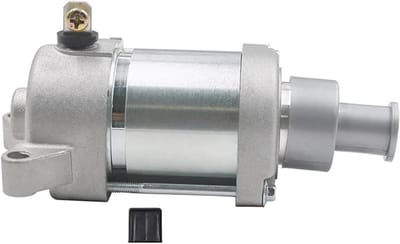 Startmotor Motorfiets - Elektrische Start - Motor Starten - Waterdicht Afgedicht - 12V - Zwart