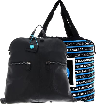 Gabs Leren Vrije tijd rugzak Rugzak Klara Backpack Nero Zwart