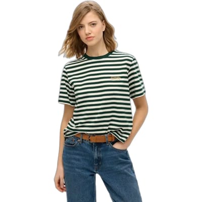 Superdry - Gestreept Country Club T-shirt - Dames - T-shirts