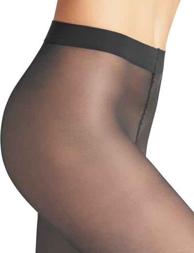 FALKE Pure Matt eenkleurig materiaal transparant 20 DEN panty dames grijs - maat M