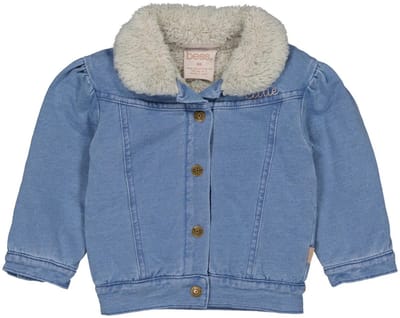 B.E.S.S. Meisjes baby jog jeans jas Cutie Stone Washed Blue maat 74