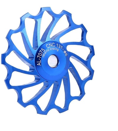 Shopcentral - Switching System Belt Pulley - Aluminium Gidswiel - Duurzaam en Betrouwbaar - Blauw - Fietsaccessoire - Geschikt voor Mountainbike en Ra