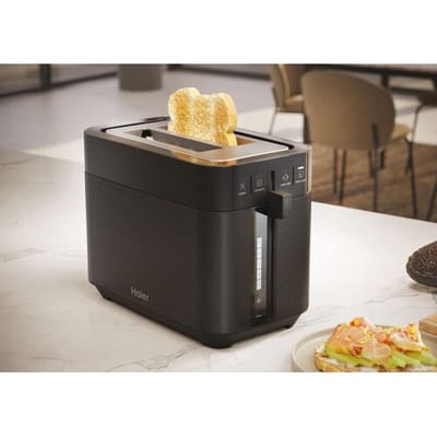 Haier I-Master HTO5A3 - Broodrooster - Obsidian Black - 2 XL Sleuven - 7 standen