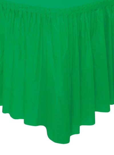 UNIQUE - Smaragdgroene plastic tafelrok