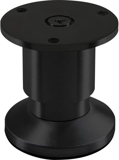 SOTECH meubelpoot TERRA Hoogte 50 mm Zwart geanodiseerd Sofa voet verstelbaar tot max. 15 mm, max. belasting 250 kg