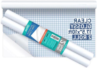 Contact Papier Rollen - Zelfklevend Plastic - Boeken Beschermen - Waterdicht Duurzaam Materiaal - 445 cm x 3 m - Transparant