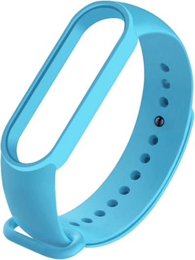 Siliconen bandje - geschikt voor Xiaomi Mi Band 5 / Mi Band 6 - lichtblauw