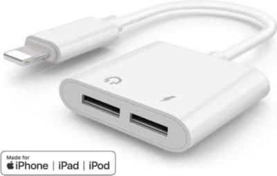 iPhone splitter adapter opladen en audio - lightning kabel - voor iPhone 7 en hoger