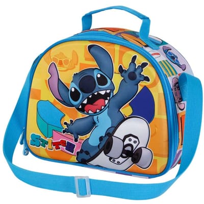 Karactermania - Lilo & Stitch 3D Lunchtas - Stitch de Skater - Geel - Disney