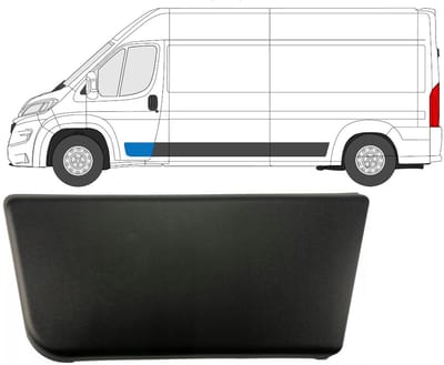 Voordeur sierlijst voor Fiat Ducato 2018- / Links