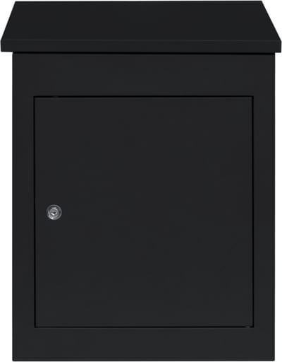 Antidiefstal brievenbus - zwart - 56x43,5x34,5cm - anti-fishing