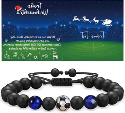 Voetbalarmband, Adventskalender Vulling voor Tieners en Jongens, Kleine Cadeaus en Ideeën voor de Feestdagen, Inclusief Groetkaart en Leuke Verrassingen