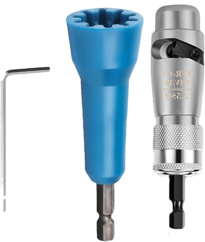 Elektrisch stripgereedschap - Draaddraaier kabel - Efficiënt draden strippen - Ergonomisch ontwerp - 10-33 mm - Aluminiumkleur