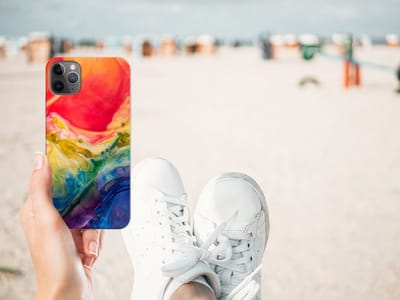 Hoesje maken Apple iPhone 11 Pro Max Watercolor Dark