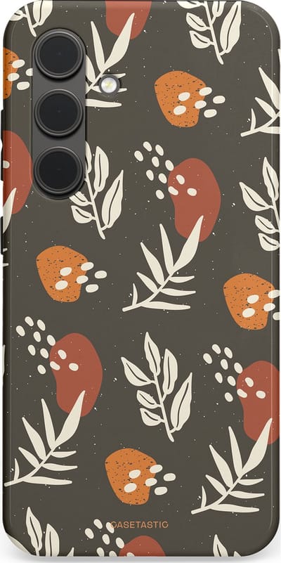 Casetastic Hoesje Geschikt voor Samsung S24 - Stijlvolle Beschermende Duo-layer Case - Zandsteen