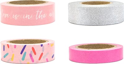 Partydeco - Decoratief tape - mix - Candy