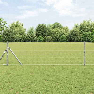 vidaXL - Euro - Hek - 0,6 - x - 10 - m - PVC-gelaagd - ijzer