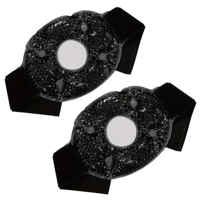 Knie compres - gel compres - warm en koud - hot/cold pack - geschikt voor Knie, Pols, Elleboog en Enkel - blessures - zwart - 2 stuks