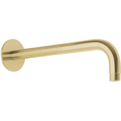 Herzbach DESIGN iX PVD wall bracket seven round for rain shower 35 cm 21.960350.1.41