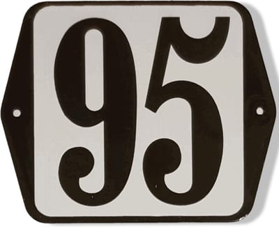 Huisnummer standaard nummer 95