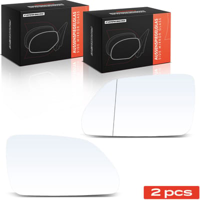 Frankberg 2x Spiegelglas Buitenspiegel Voor voor VW