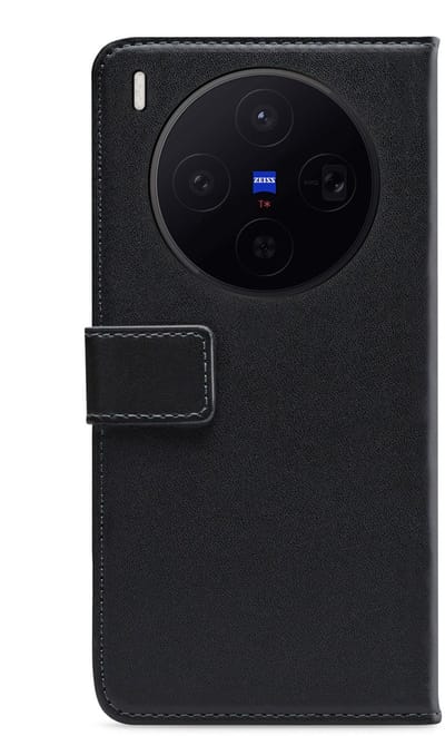 Mobilize Telefoonhoesje geschikt voor Vivo X300 Hoesje | Mobilize Classic Gelly Wallet Bookcase Portemonnee | Pasjeshouder voor 2 Pasjes | Telefoonhoesje voor Pinpas / OV Kaart / Rijbewijs - Zwart