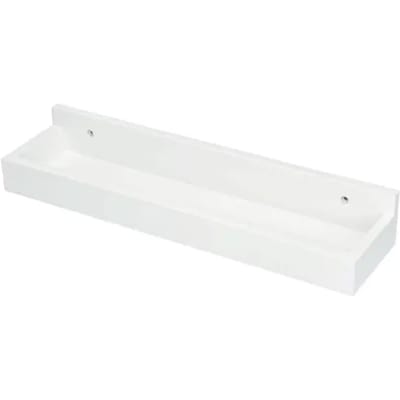 Duraline Foto Wandplank Wit Lak 6x40x10cm