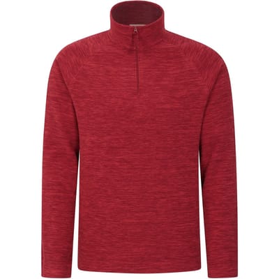 Mountain Warehouse Dames/Dames Snowdon II Fleece Top (Donkerrood)