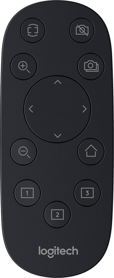 Logitech PTZ Pro 2 afstandsbediening RF Draadloos Webcam Drukknopen