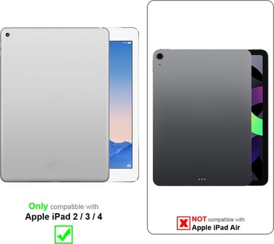 Cadorabo Tablet Hoesje geschikt voor Apple iPad 2 / 3 / 4 - Design Groen Marmer - Ultra dunne beschermhoes gemaakt van flexibel TPU silicone met standfunctie
