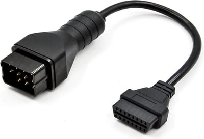 Renault 12 pin naar OBD2OBDII 12 Pin Connector Diagnostic Tool Adapter kabel / HaverCo